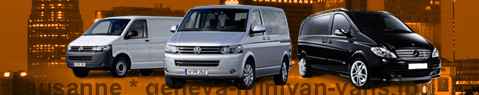 Private transfer from Lausanne to Geneva with Minivan