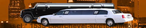 Private transfer from Basel to Courchevel with Stretch Limousine (Limo)